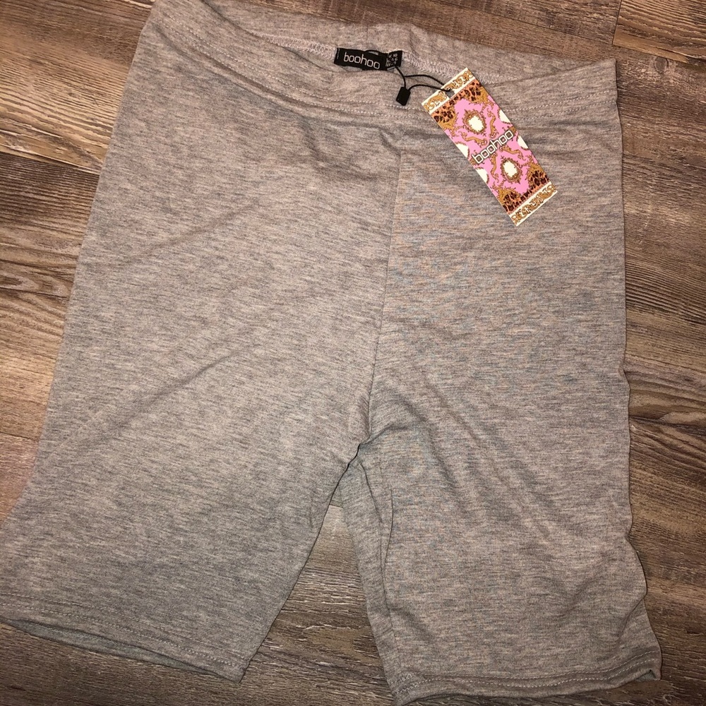 Grey biker shorts
